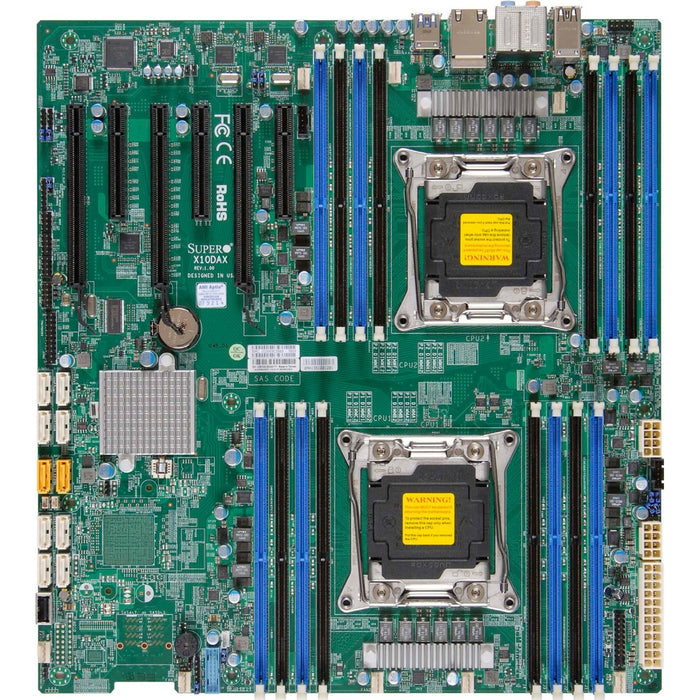 Supermicro X10DAC Server Motherboard - Intel C612 Chipset - Socket LGA 2011-v3 - Extended ATX