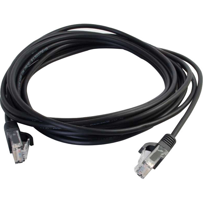 C2G 4ft Cat5e Snagless Unshielded (UTP) Slim Network Patch Cable - Black