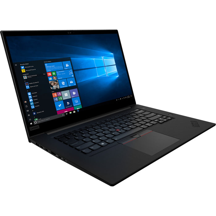Lenovo ThinkPad P1 Gen 2 20QT001BUS 15.6" Mobile Workstation - 3840 x 2160 - Intel Core i7 9th Gen i7-9850H Hexa-core (6 Core) 2.60 GHz - 16 GB Total RAM - 512 GB SSD - Midnight Black