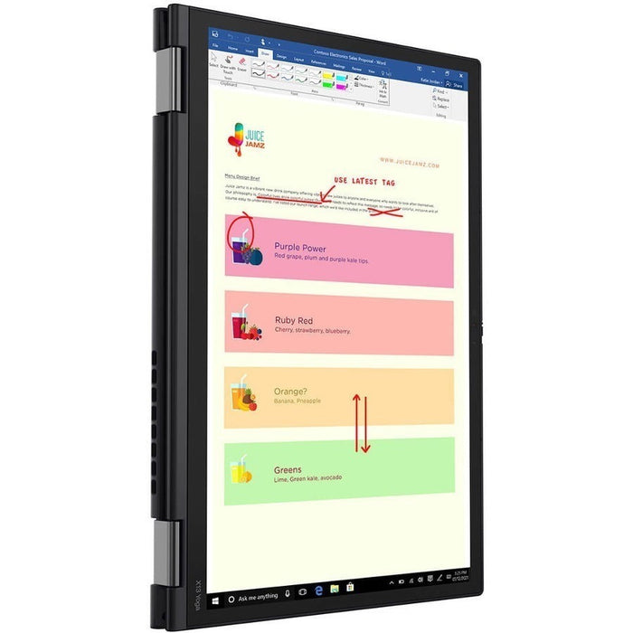 Lenovo ThinkPad X13 Yoga Gen 2 20W9S0HQ00 13.3" Touchscreen Convertible 2 in 1 Notebook - WUXGA - 1920 x 1200 - Intel Core i7 11th Gen i7-1185G7 Quad-core (4 Core) 3 GHz - 16 GB Total RAM - 512 GB SSD - Black