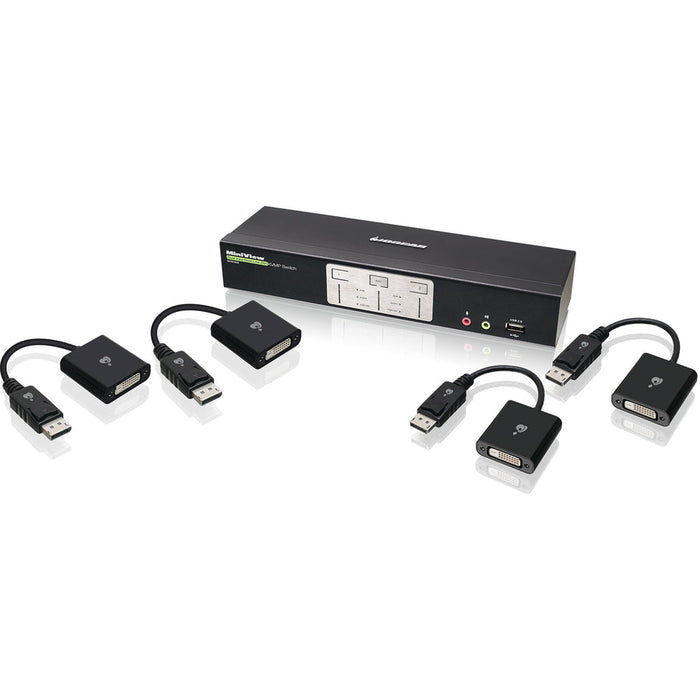 IOGEAR 2-Port Dual-Link Dual View DVI and DisplayPort KVMP Kit (TAA Compliant)