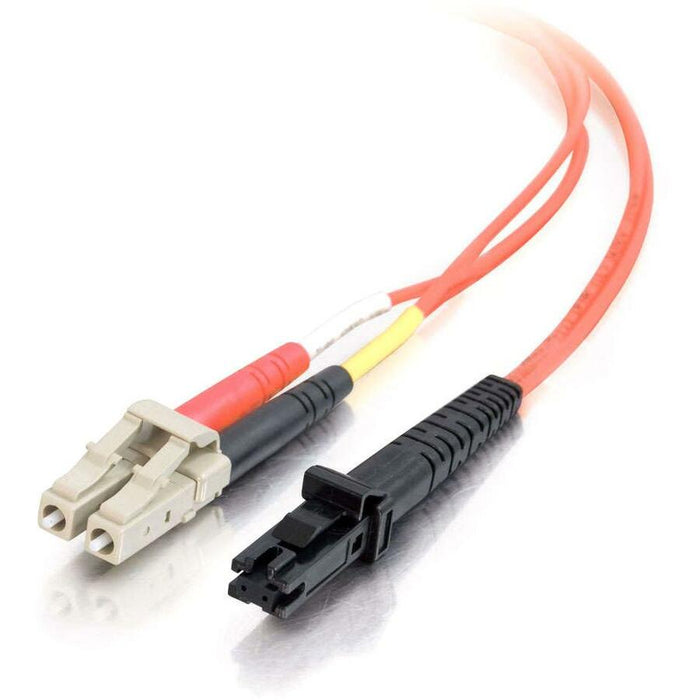 C2G-10m LC-MTRJ 62.5/125 OM1 Duplex Multimode PVC Fiber Optic Cable - Orange