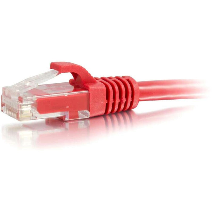 C2G-9ft Cat5e Snagless Unshielded (UTP) Network Patch Cable - Red