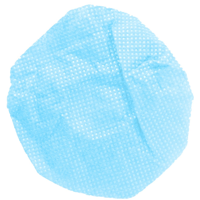 Hamilton Buhl Disposable Sanitary Ear Cushion Covers (2.5" Blue, 50 Pairs)