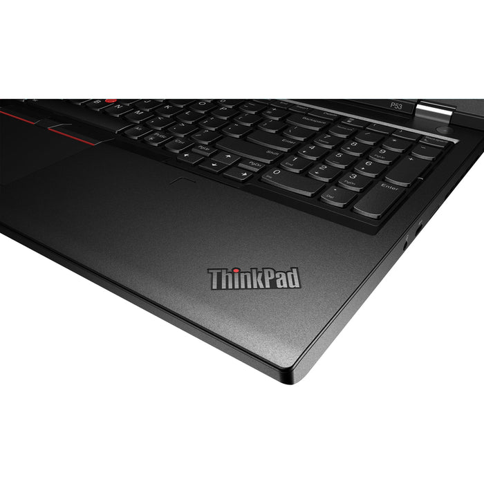 Lenovo ThinkPad P53 20QN005SUS 15.6" Touchscreen Mobile Workstation - 3840 x 2160 - Intel Core i7 9th Gen i7-9850H Hexa-core (6 Core) 2.60 GHz - 16 GB Total RAM - 512 GB SSD