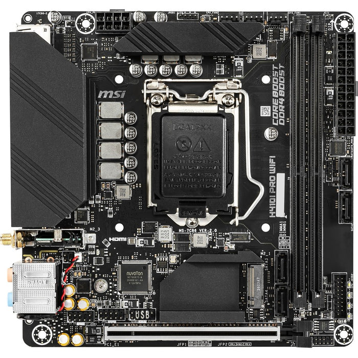 MSI H410I PRO WIFI ITX Motherboard support Intel LGA CPU