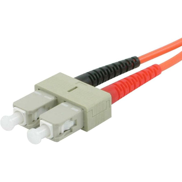 C2G-6m SC-ST 62.5/125 OM1 Duplex Multimode Fiber Optic Cable (Plenum-Rated) - Orange