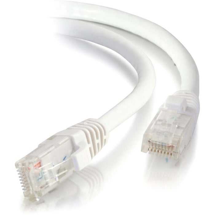 C2G 1ft Cat5e Snagless Unshielded (UTP) Network Patch Cable - White