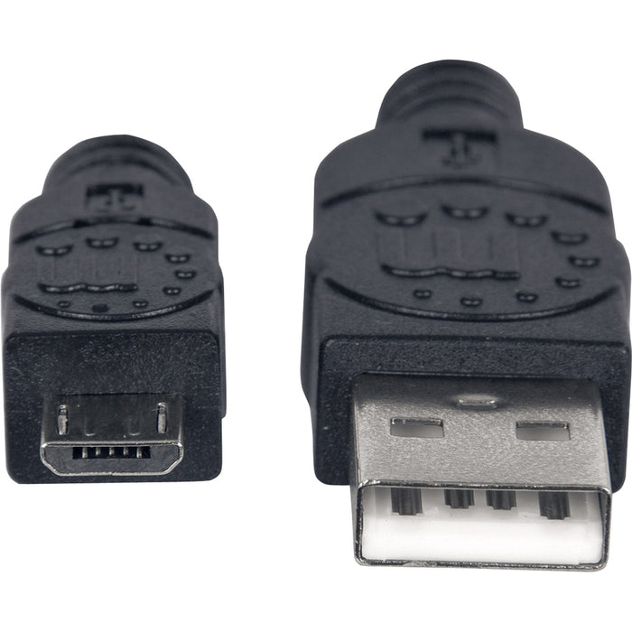 Manhattan Hi-Speed USB 2.0 A Male/Micro-B Male USB Device Cable, 6', Black