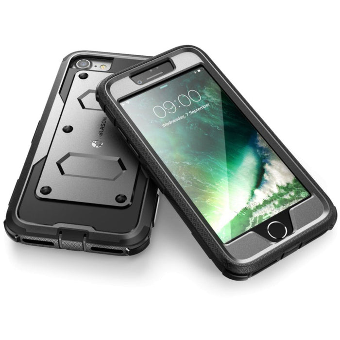 i-Blason Armorbox Carrying Case (Holster) Apple iPhone 8 Smartphone - Black