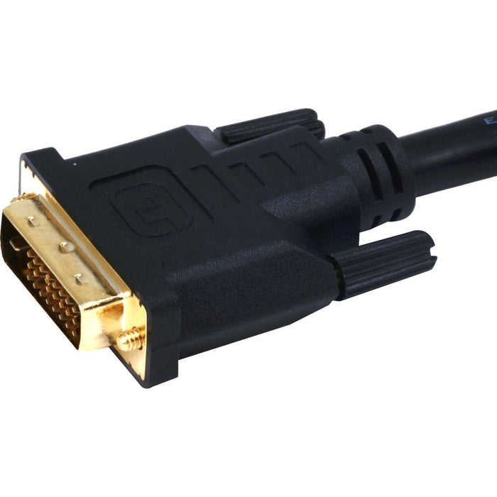 Monoprice 10ft 28AWG CL2 Dual Link DVI-D Cable - Black