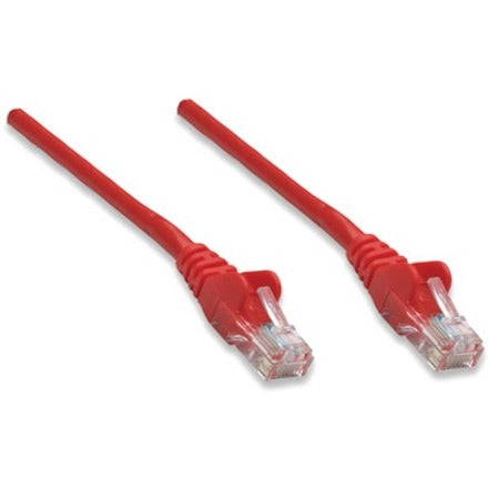 Intellinet Network Solutions Cat5e UTP Network Patch Cable, 14 ft (5.0 m), Red