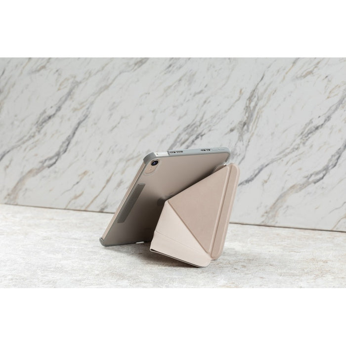 Moshi VersaCover Carrying Case Apple iPad mini (6th Generation) Tablet - Savanna Beige