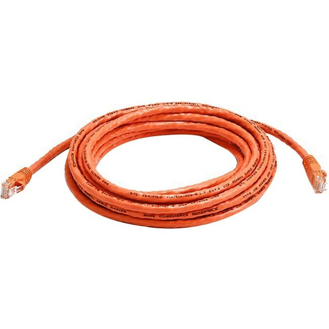 Monoprice Cat6 24AWG UTP Ethernet Network Patch Cable, 14ft Orange