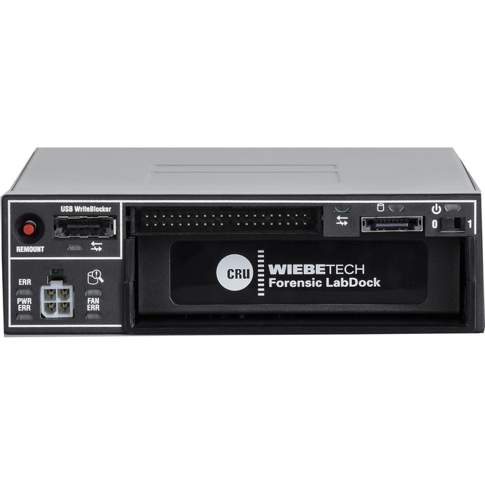 CRU Forensic LabDock U5 Drive Dock for 5.25" - Serial ATA, USB 2.0 Host Interface Internal - Black