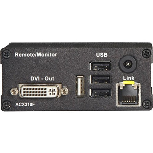 Black Box KVM Extender Receiver - DVI-I, USB-HID, Dual-Access, CATx