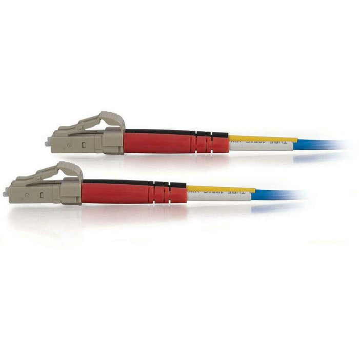 C2G-2m LC-LC 50/125 OM2 Duplex Multimode Fiber Optic Cable (Plenum-Rated) - Blue