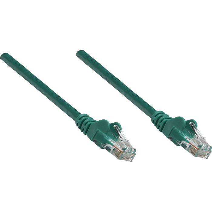 Intellinet Network Solutions Cat5e UTP Network Patch Cable, 1 ft (0.3 m), Green