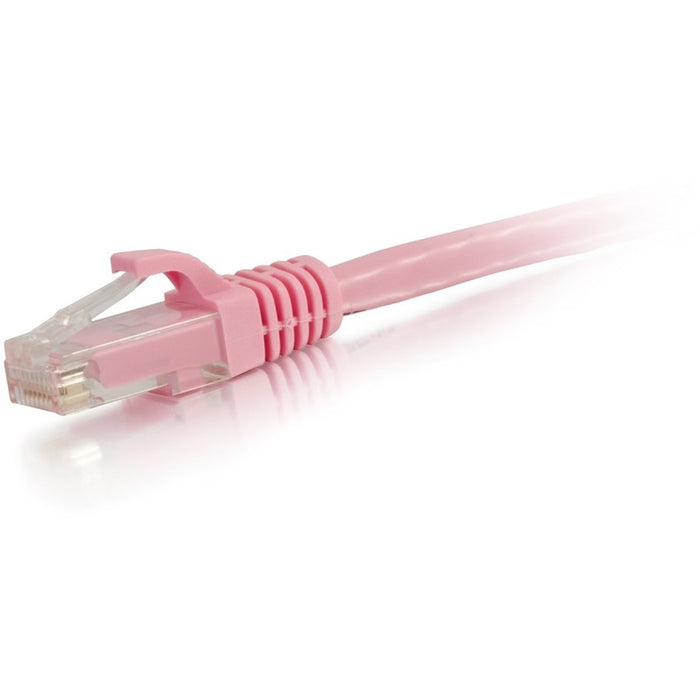 C2G 14ft Cat6a Snagless Unshielded (UTP) Network Patch Ethernet Cable-Pink