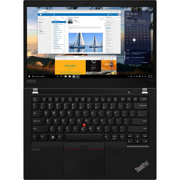 Lenovo ThinkPad T14 Gen 1 20UD000JUS LTE, UMTS 14" Touchscreen Notebook - Full HD - 1920 x 1080 - AMD Ryzen 5 4650U Hexa-core (6 Core) 2.10 GHz - 16 GB Total RAM - 256 GB SSD - Glossy Black