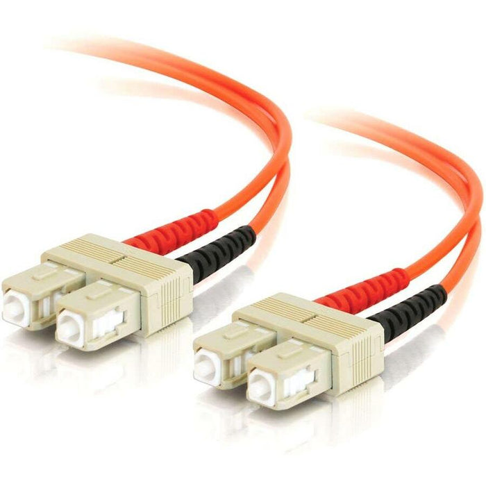 C2G-15m SC-SC 50/125 OM2 Duplex Multimode Fiber Optic Cable (TAA Compliant) - Orange
