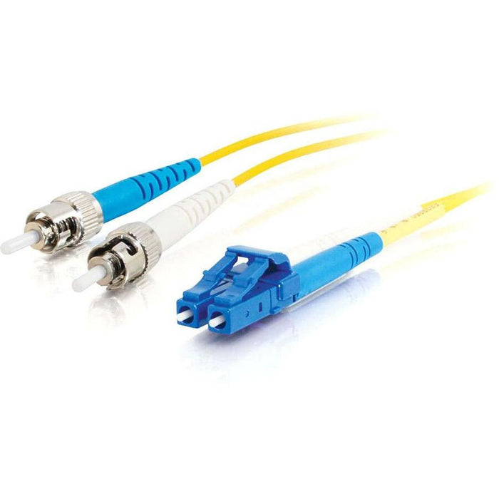C2G-4m LC-ST 9/125 OS1 Simplex Singlemode PVC Fiber Optic Cable - Yellow