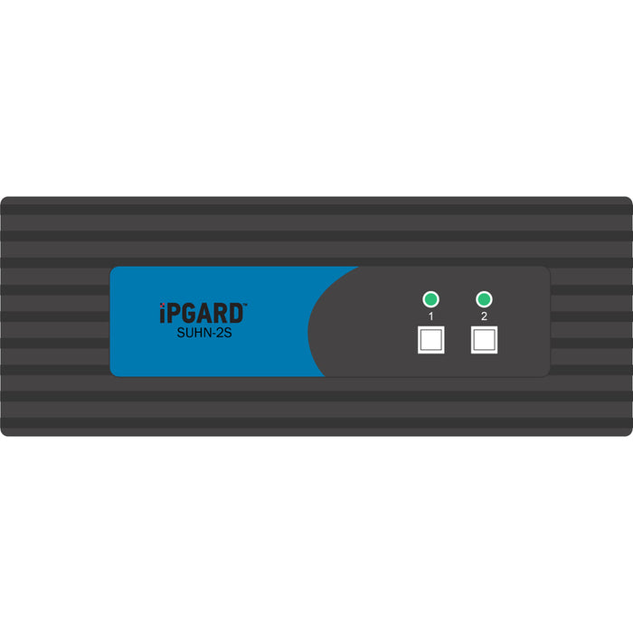 iPGARD Secure 2-Port, Single-Head HDMI KVM Switch with 4K Ultra-HD Support