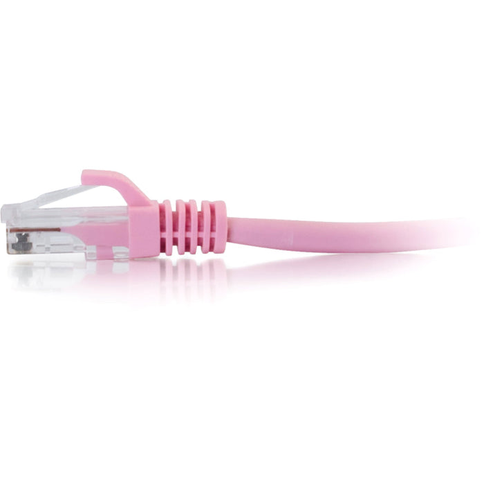 C2G-75ft Cat6 Snagless Unshielded (UTP) Network Patch Cable - Pink