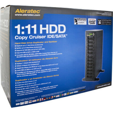 Aleratec 1:11 HDD Copy Cruiser IDE/SATA - 11 HDD Duplicator and 12 HDD Sanitizer