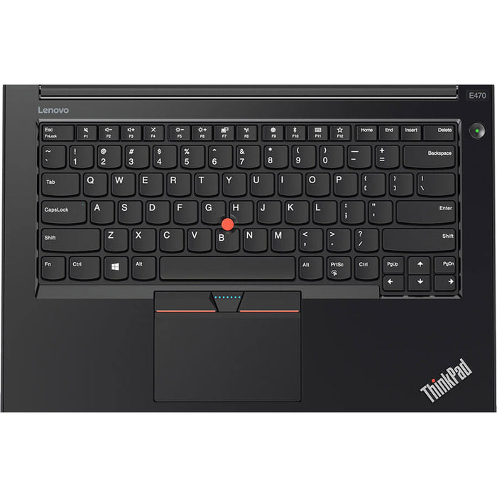 Lenovo ThinkPad E470 20H10069US 14" Notebook - 1366 x 768 - Intel Core i5 6th Gen i5-6200U Dual-core (2 Core) 2.30 GHz - 4 GB Total RAM - 500 GB HDD - Black