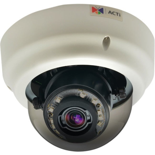 ACTi B67 3 Megapixel HD Network Camera - Monochrome, Color - Dome