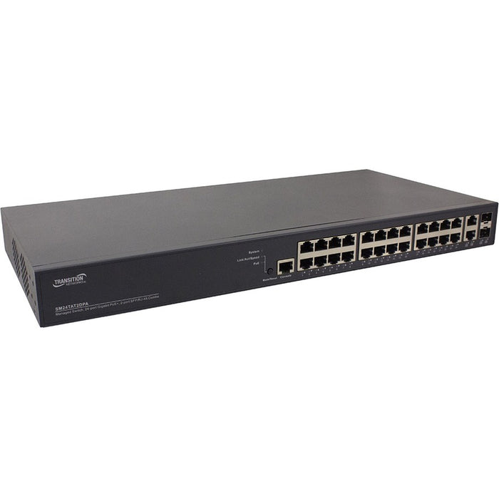 Transition Networks Managed PoE+ Switch