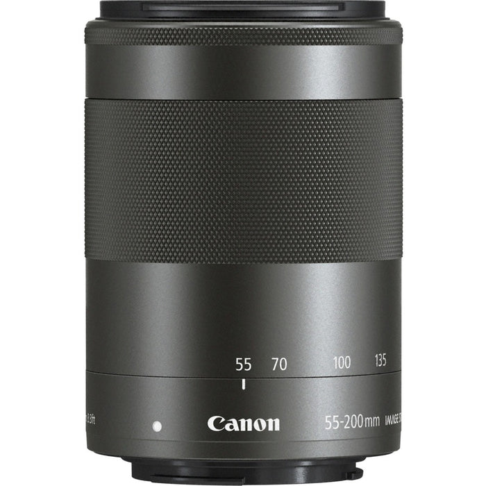 Canon - 55 mm to 200 mm - f/6.3 - Zoom Lens for Canon EF-M