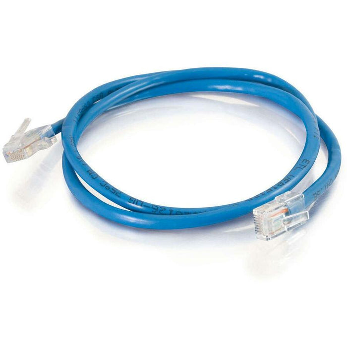 C2G-14ft Cat5e Non-Booted Crossover Unshielded (UTP) Network Patch Cable - Blue