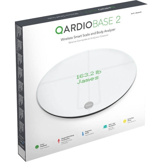 Qardio Qardiobase 2 Wireless Smart Scale and Body Analyzer