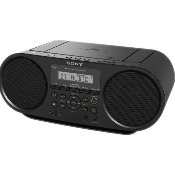 Sony CD Boombox with Bluetooth ZS-RS60BT