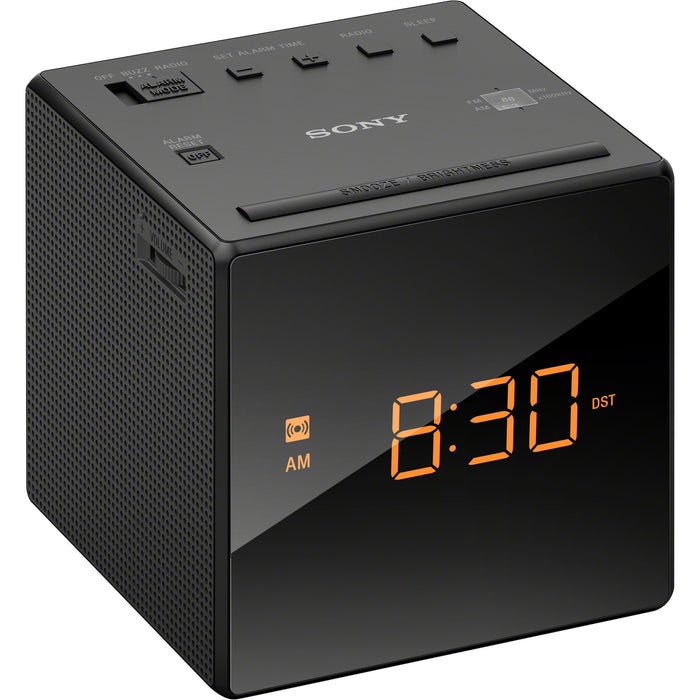 Sony ICF-C1BLACK Desktop Clock Radio - 100 mW RMS - Mono