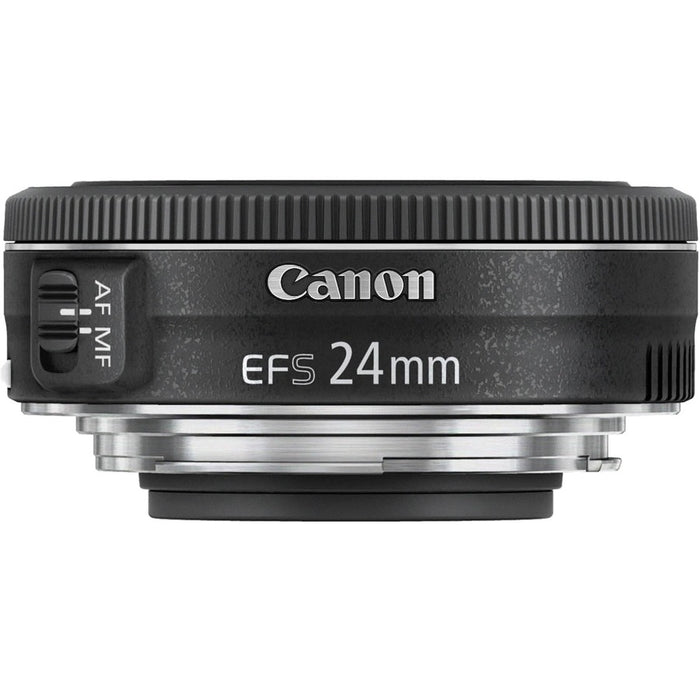 Canon - 24 mm - f/2.8 - Wide Angle Fixed Lens for Canon EF-S