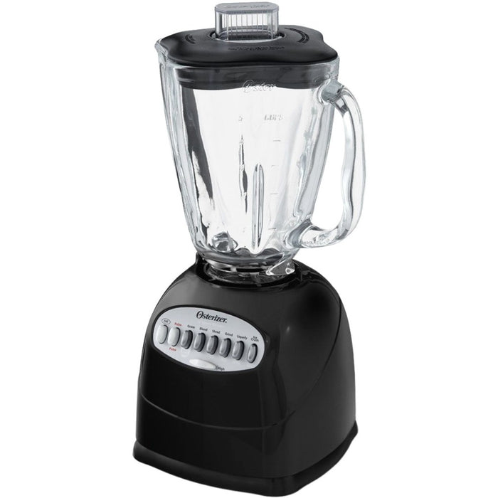 Oster Precise Blend 300 Blender with 12 Speeds and 5-Cup Glass Jar, Black