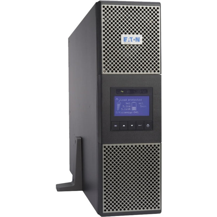 Eaton 9PX UPS, Network card included, 3U, 6000 VA, 5400 W, L6-30P input w/10-foot line cord; Outputs: (2) L6-20R, (2) L6-30R, Hardwired, 208V