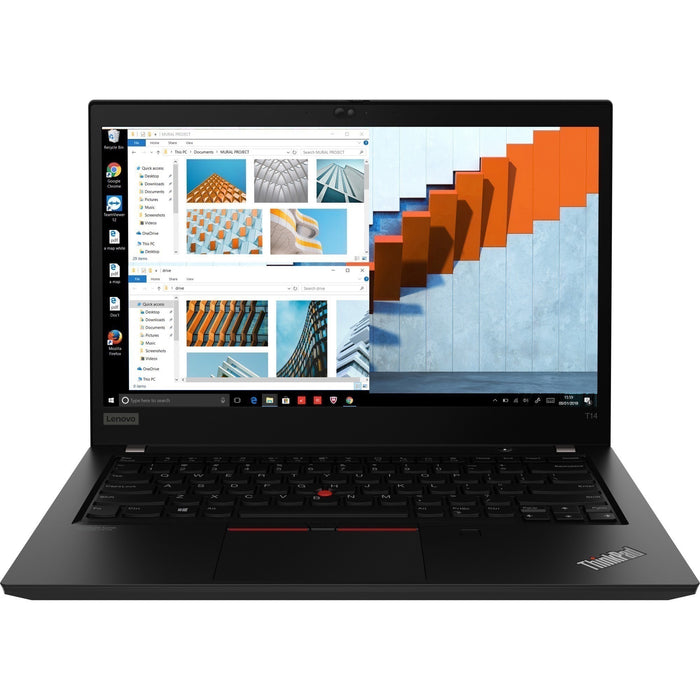 Lenovo ThinkPad T14 Gen 2 20W1S1EW00 14" Notebook - Full HD - 1920 x 1080 - Intel Core i5 11th Gen i5-1145G7 Quad-core (4 Core) 2.60 GHz - 16 GB Total RAM - 256 GB SSD - Black