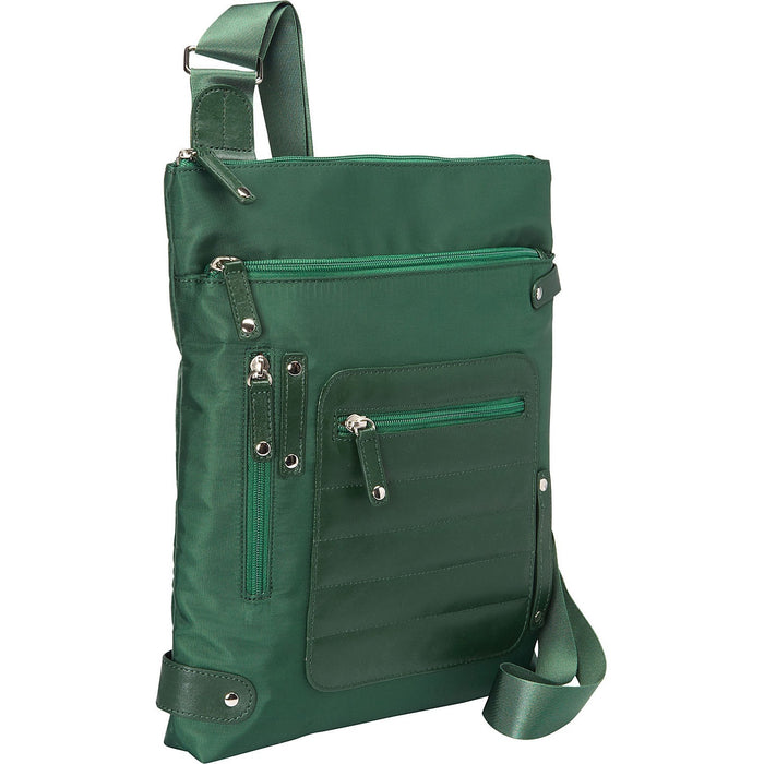 WIB Phoenix City Slim Case for up-to 14.1" Notebook , Tablet, eReader - Green - Twill Polyester