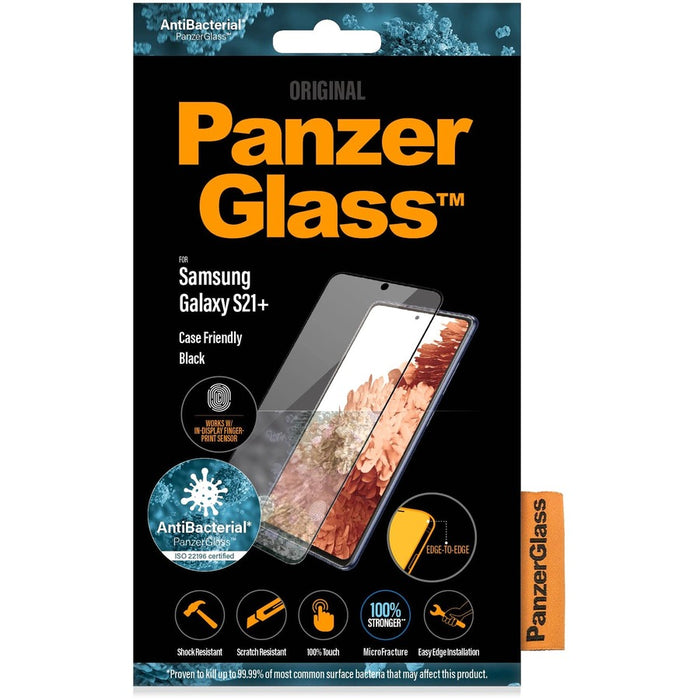 PanzerGlass Original Screen Protector Transparent, Black