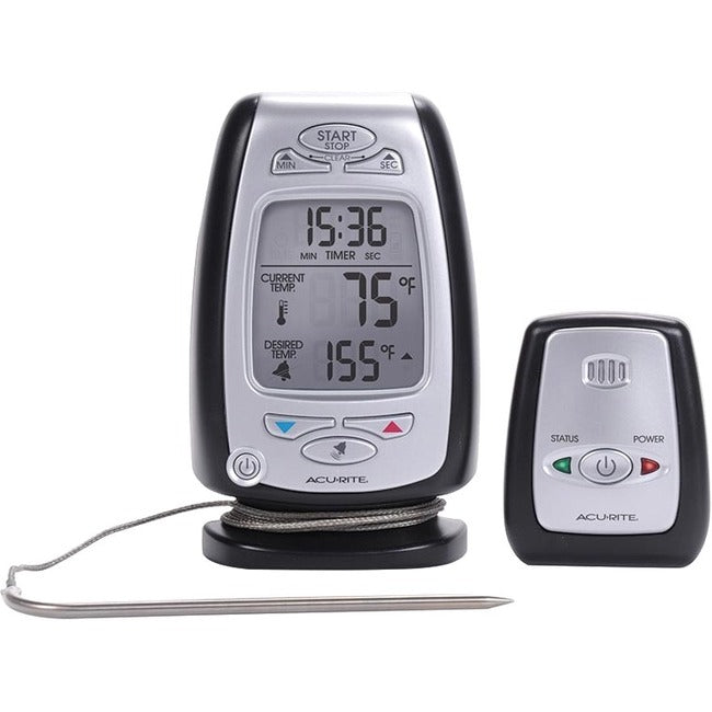 AcuRite Digital Meat Thermometer & Timer with Pager