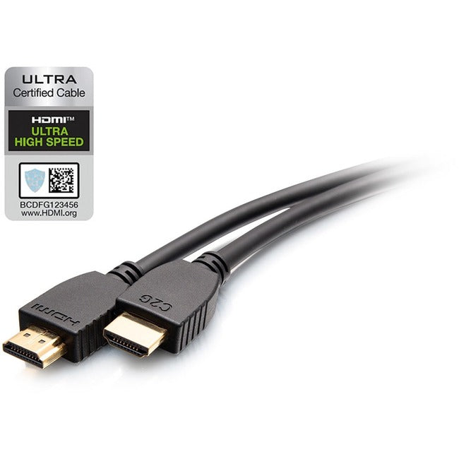 C2G 6ft Ultra High Speed HDMI 2.1 Cable with Ethernet - 8K 60Hz - M-M