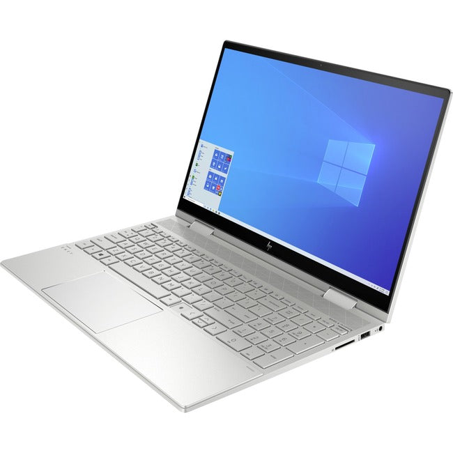 HP ENVY x360 15-ed1000 15-ed1003ca 15.6" Touchscreen Convertible 2 in 1 Notebook - Full HD - 1920 x 1080 - Intel Core i7 11th Gen i7-1165G7 Quad-core (4 Core) - 16 GB Total RAM - 1 TB SSD - Natural Silver Aluminum - Refurbished