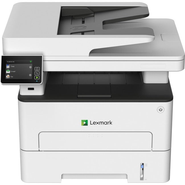 Lexmark MB2236I Wireless Laser Multifunction Printer-Monochrome-Copier-Scanner-36 ppm Mono Print-600x600 Print (2400x600 class)-Automatic Duplex Print-30000 Pages Monthly-250 sheets Input-Color Scanner-600 Optical Scan- Ethernet Ethernet-Wireless LAN