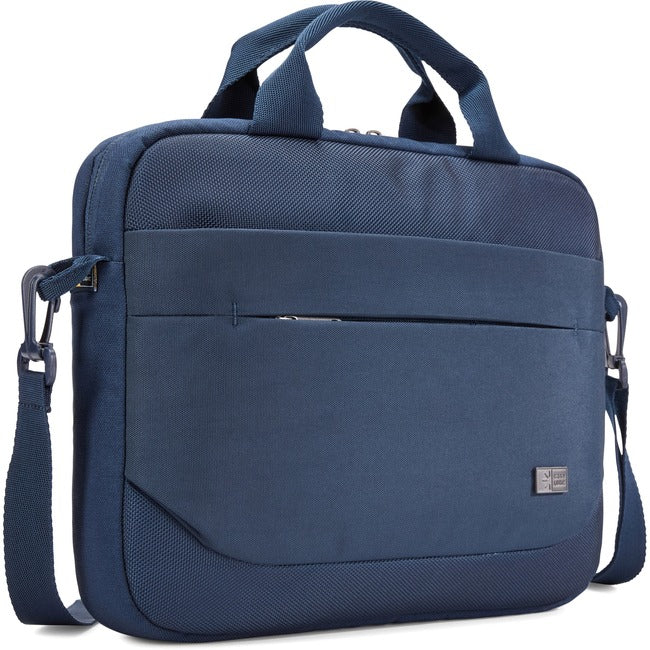 Case Logic Advantage Carrying Case (Attaché) for 10.1" to 11.6" Notebook, Tablet PC, Pen, Electronic Device, Cord - Dark Blue