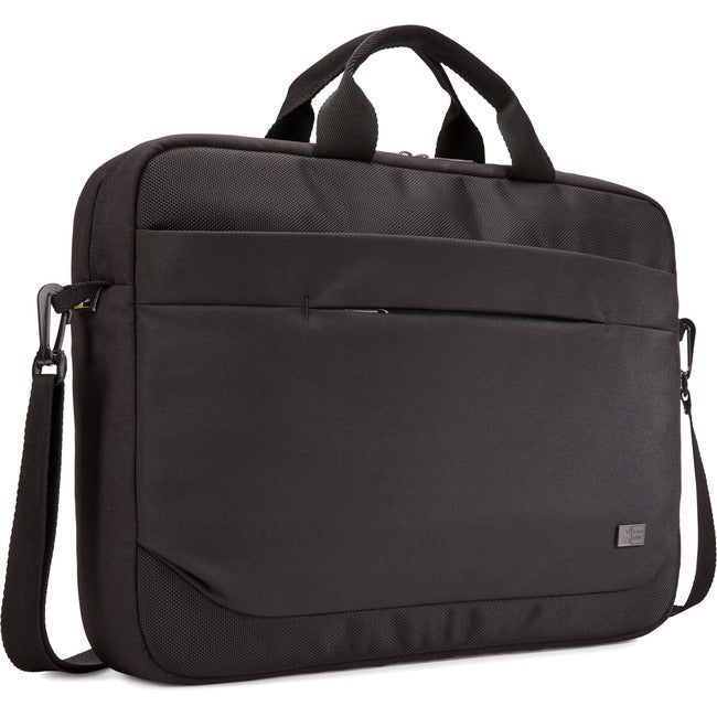 Case Logic Advantage Carrying Case (Attaché) for 10.1" to 15.6" Notebook, Tablet PC, Pen, Electronic Device, Cord - Black