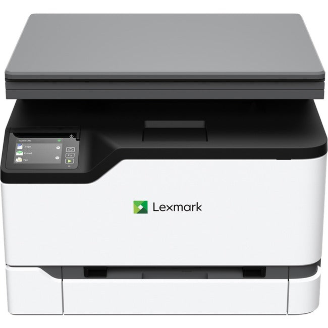 Lexmark MC3224dwe Wireless Laser Multifunction Printer-Color-Copier-Scanner-24 ppm Mono-24 ppm Color Print-600x600 Print-Automatic Duplex Print-30000 Pages Monthly-251 sheets Input-Color Scanner-600 Optical Scan- Ethernet-Wireless LAN